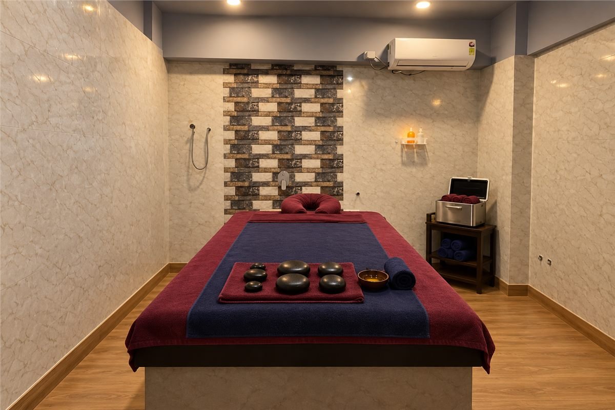 Hot Stone Therapy at The Wellness Luxurious Spa